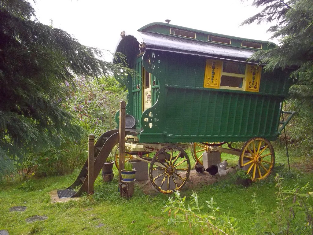 gypsy caravan, glamping, Alde Farm Camp Site