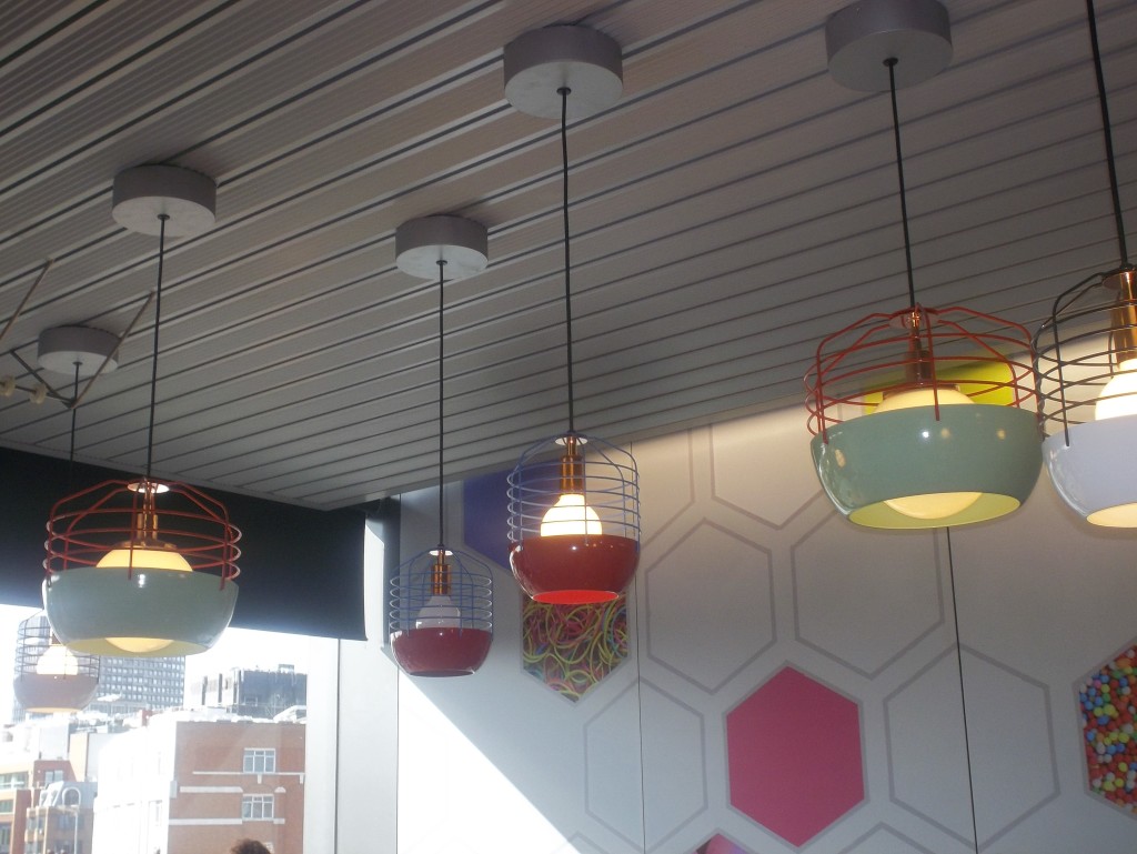 lamp shades in meeting rooms 