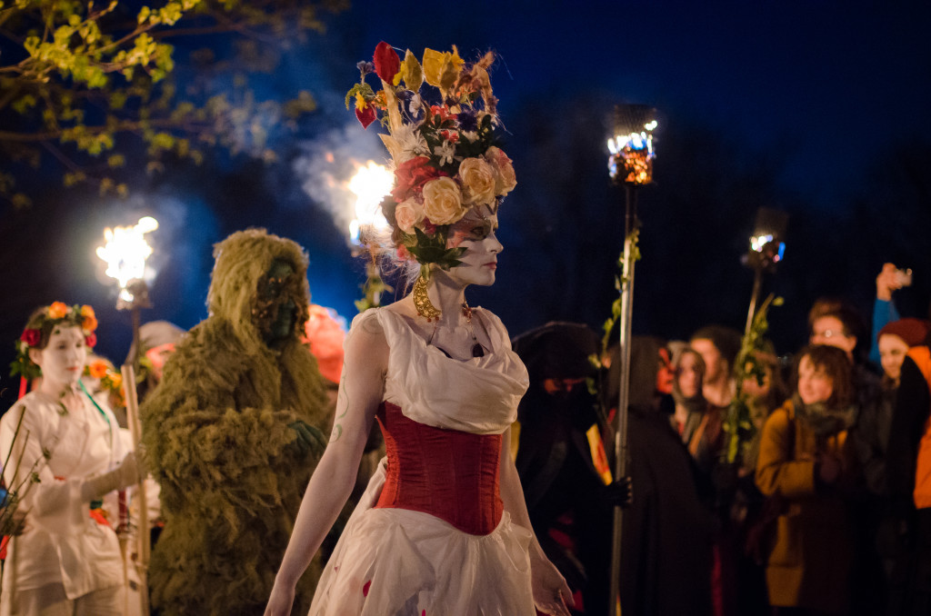 May Queen at the Beltane Festival, Edinburgh 