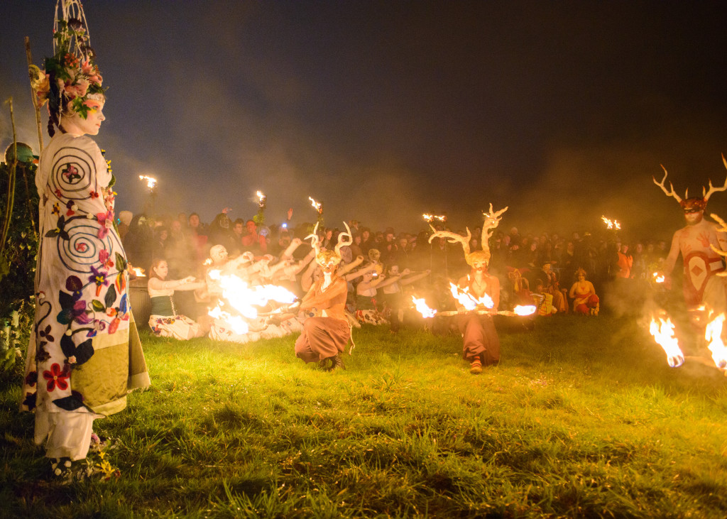 fire procession, the Beltane Festival