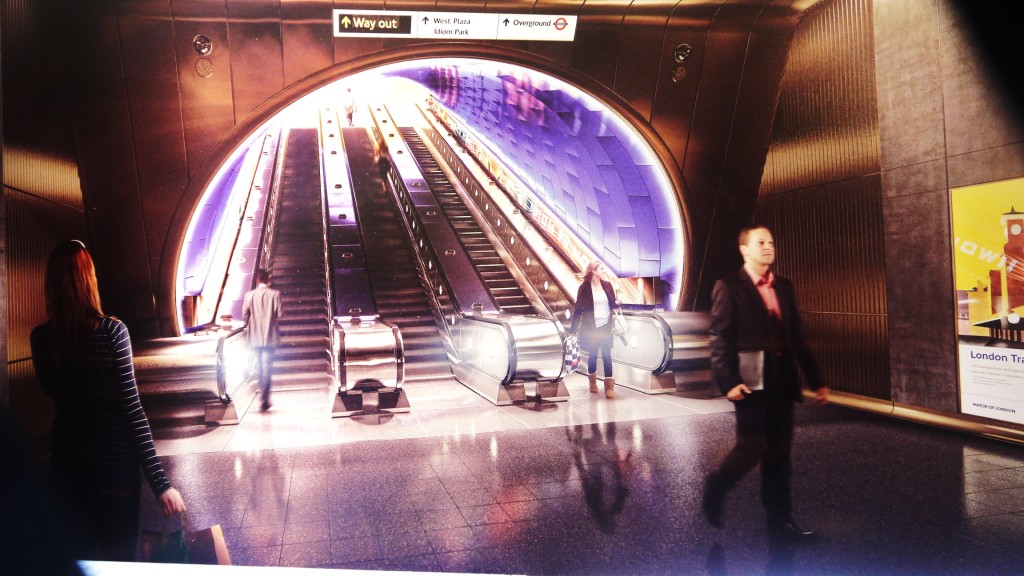 From pavement to platform - tube escalators