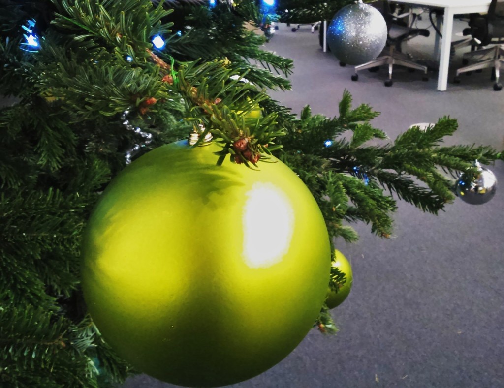 Office Christmas decorations - December office survival guide