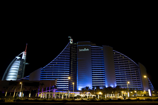 close up Jumeirah Beach hotel Dubai