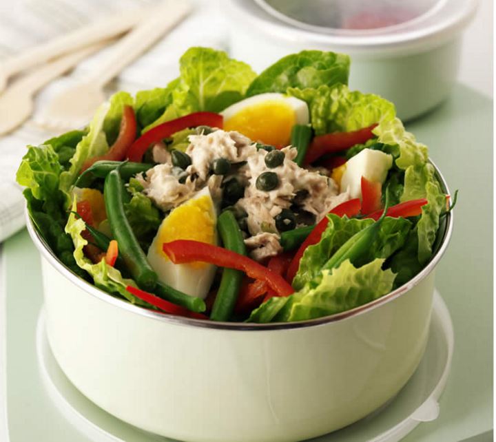 tuna salad - how to eat well at work with Linda Munster