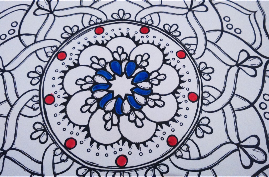mandala template - mindful colouring in your lunch break