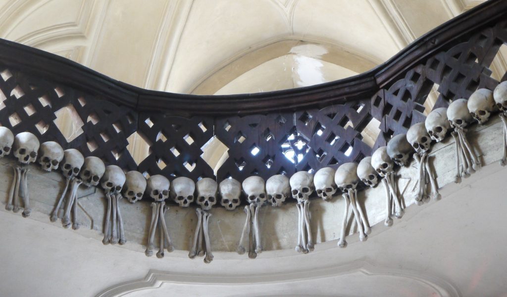 balcony Church of Bones, Kutna Hora 