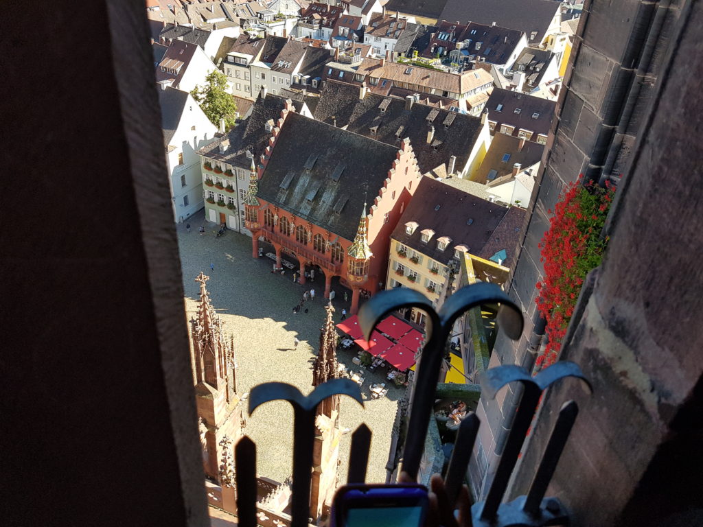 partial view from Freiburg Cathedral 