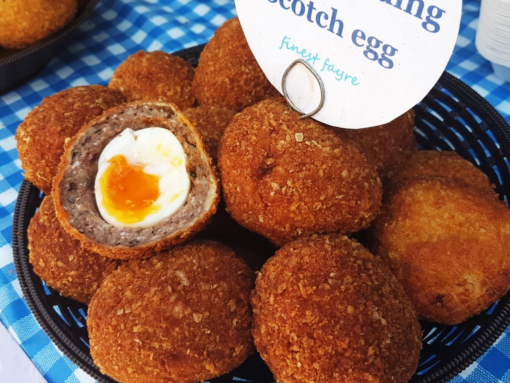 Scotch eggs at Guildhall Street Food Market 