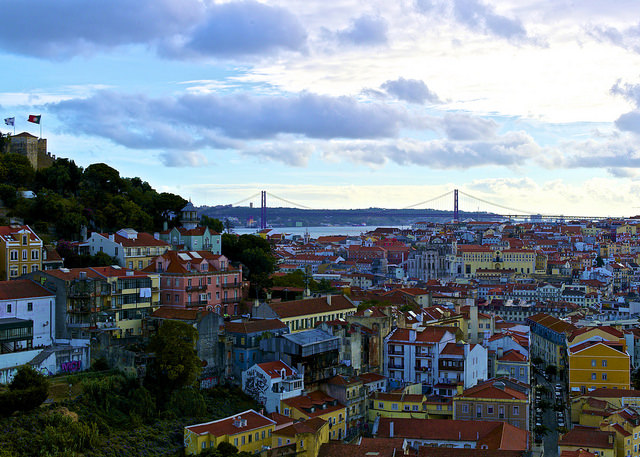 sweeping view of Lisbon in Portugal