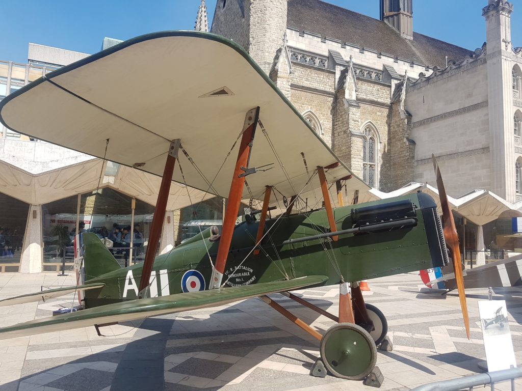 RAF 100 Aircraft tour in the City of London 