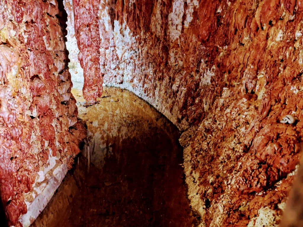 Replica of the River Styx in the HellFire Caves 