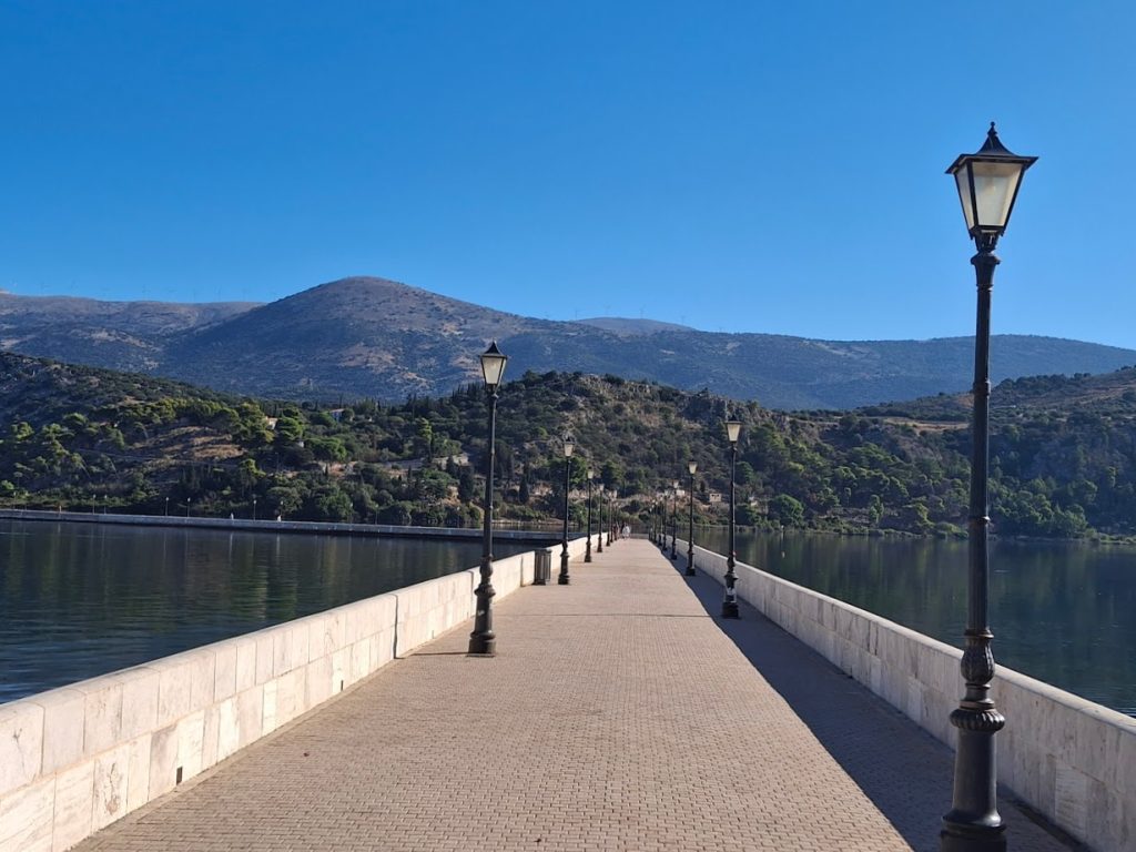 Drapano bridge in Argistoli, Kefalonia