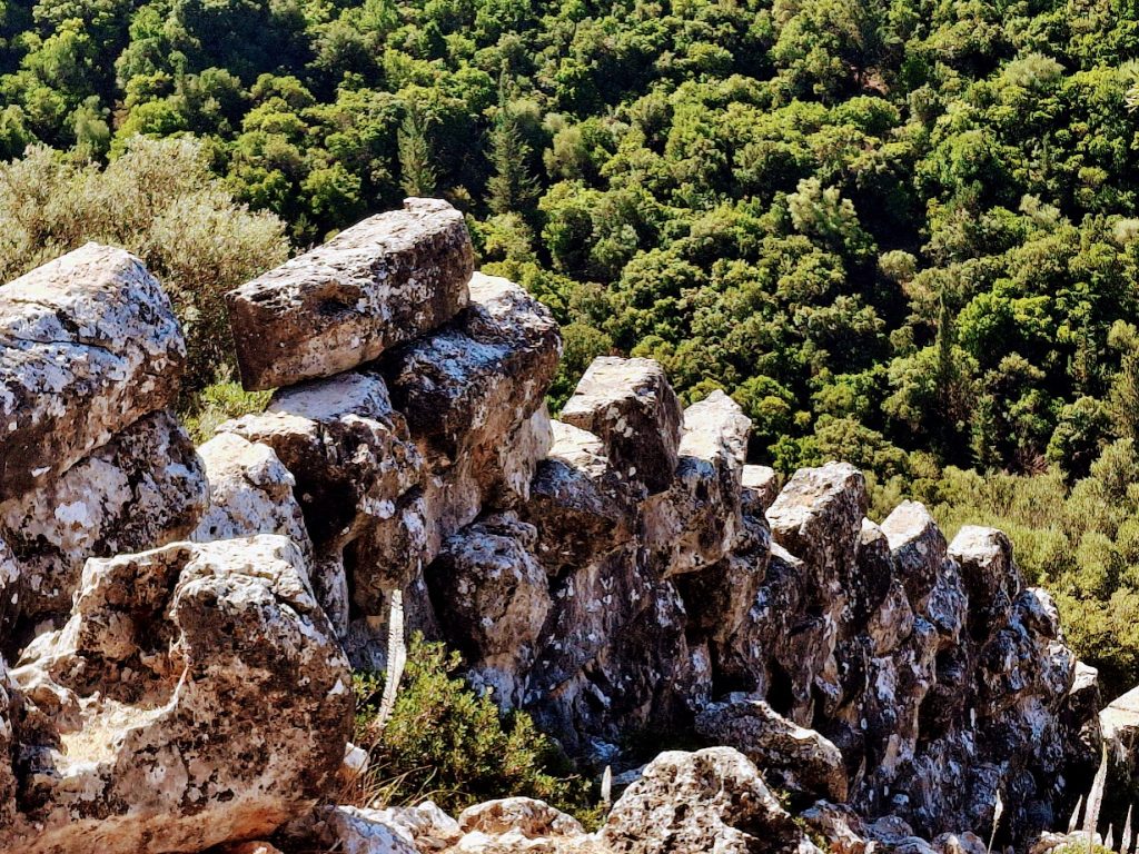 Walls of the ancient acropolis in Sami